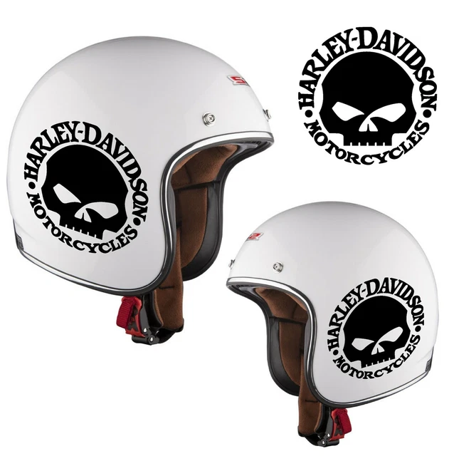 Adesivi Riflettenti Per Casco Moto Harley Davidson – Stile Gasoline, Visibilità Notturna E Sicurezza