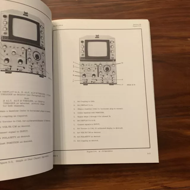 HP 1801A Dual Channel Vertical Amplifier Operating & Service Manual 01801-90901 2