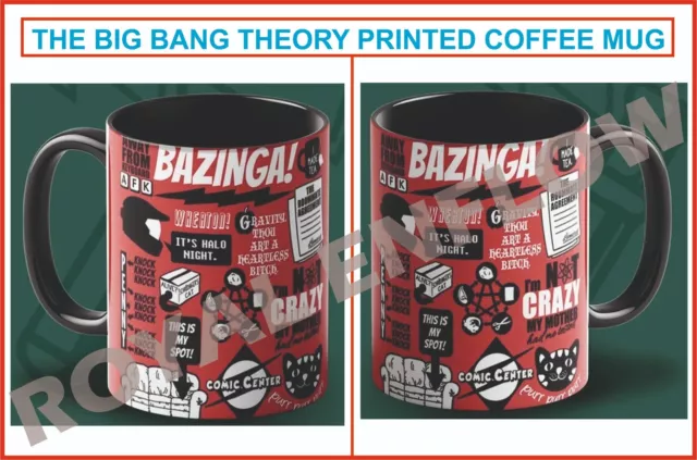 The Big Bang Théorie Imprimé Tasse Café