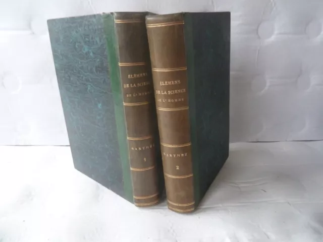 Nouveaux Elemens de la Science de l'Homme - P.J Barthez - 2 volumes 1806