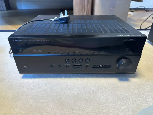 Yamaha RX-V677 7.2 Channel 150 Watt Receiver with Remote