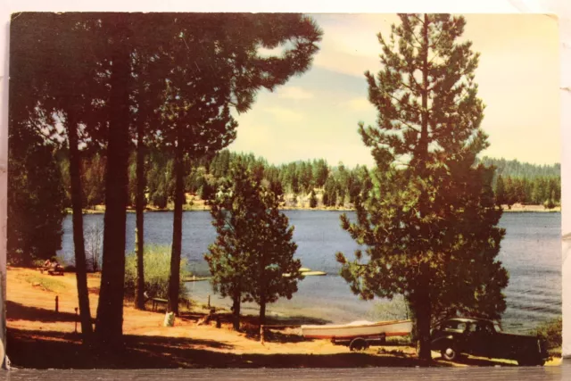 California CA Lake Arrowhead Union Oil 76 Gas Postcard Old Vintage Card View PC