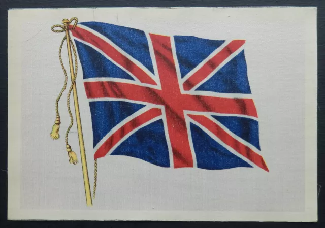 UNION JACK Scarce 1913 Imperial Tobacco PREMIUM GIANT SIZED SILK Cat £24.00