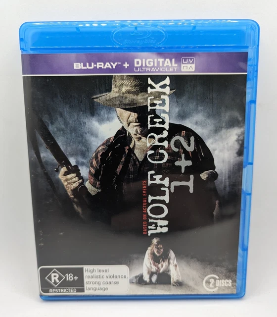 WOLF CREEK 1 + 2 Bluray 2 Disc  Region B Australian Horror R18+ Free Post DVD