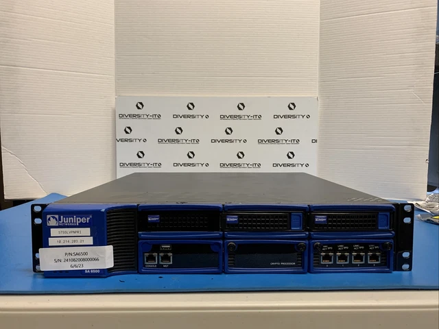 Juniper SA6500 SSL VPN x2 160GB HDD