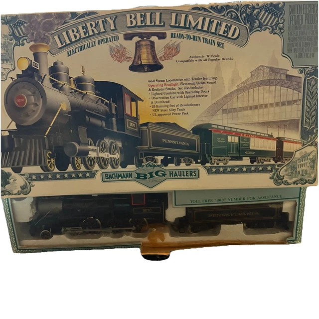 BACHMANN BIG HAULERS Liberty Bell Limited G Scale Train Set 58616
