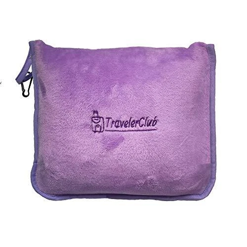 Travel Blanket Airplane Compact-Airline Lightweight Blanket-Plane Packable