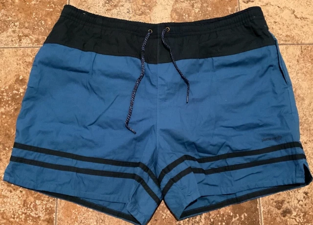 Vintage Pierre Cardin Swim Trunks ( Mens Large, 38”-40” ) Blue Preowned