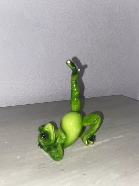 Yoga Pose Shudehill Giftware Frog Collectable Ornament