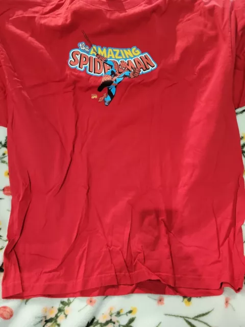Vintage Marvel Comics The Amazing Spiderman 2006 Graphic T-Shirt Size 2XL Red