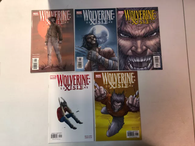 Wolverine Xisle (2003) #1-5 (VF/NM) Complete Set Jorge Lucas art Marvel