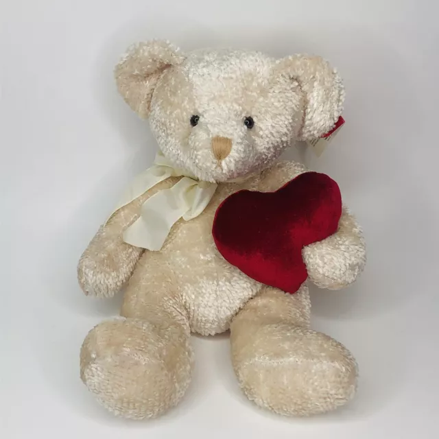 Russ Bear L'amour with Heart Plush Bears from the Past 14" Valentine Love New