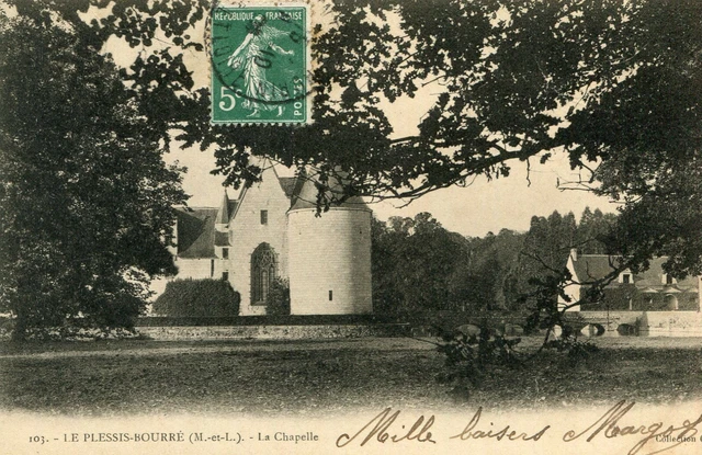 ECUILLE card Le Plessis Bourré La chapelle