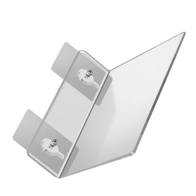 Acrylic Storage Rack Wall Mounted Clear Floating Display Shelf Decor