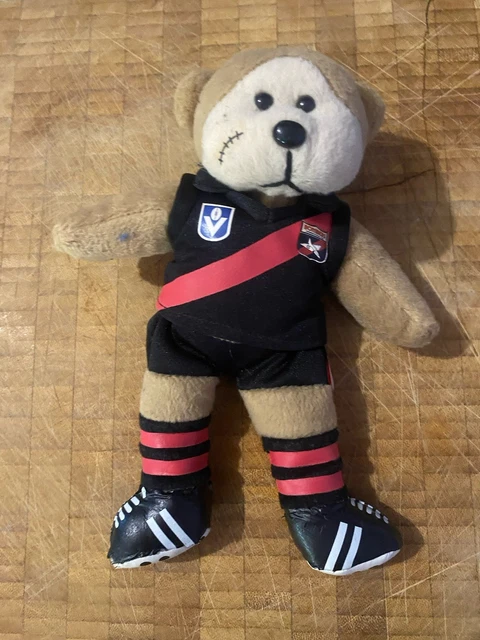 VINTAGE ESSENDON BOMBERS VFL Football Toy Plush Bear Mascot AFL $27.50 ...