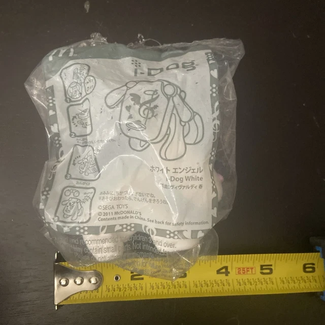 HASBRO SEGA MCDONALD'S iDOG Robot Toy Dog Rare Sealed Pink White