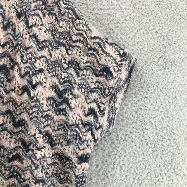 Motherhood Maternity Cardigan Sweater Womens One Size Multi Knit Open Front 3