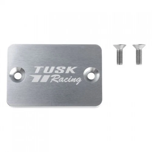 Tusk Anodized Front Brake Reservoir Cap Silver 143-946-0007 for ATV/UTV