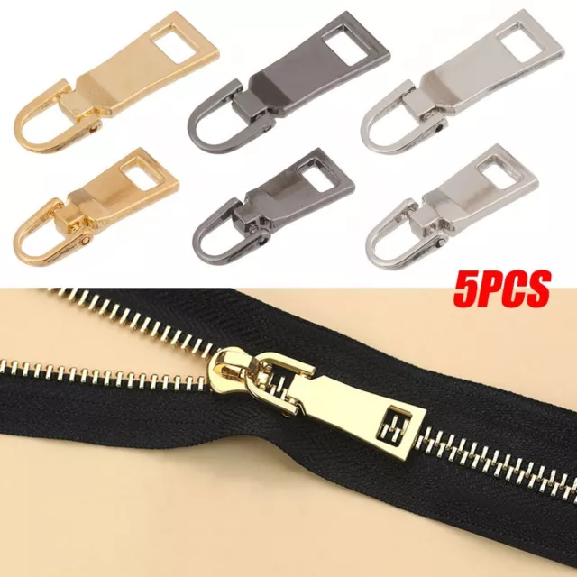 Repair Kit Detachable Zipper Slider Metal Zip Metal Zipper Head Zipper Pull