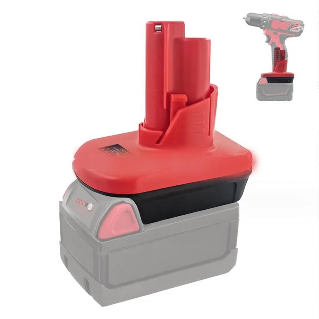 Compact and Portable Battery Converter Adapter for MWK12V Electric Drills