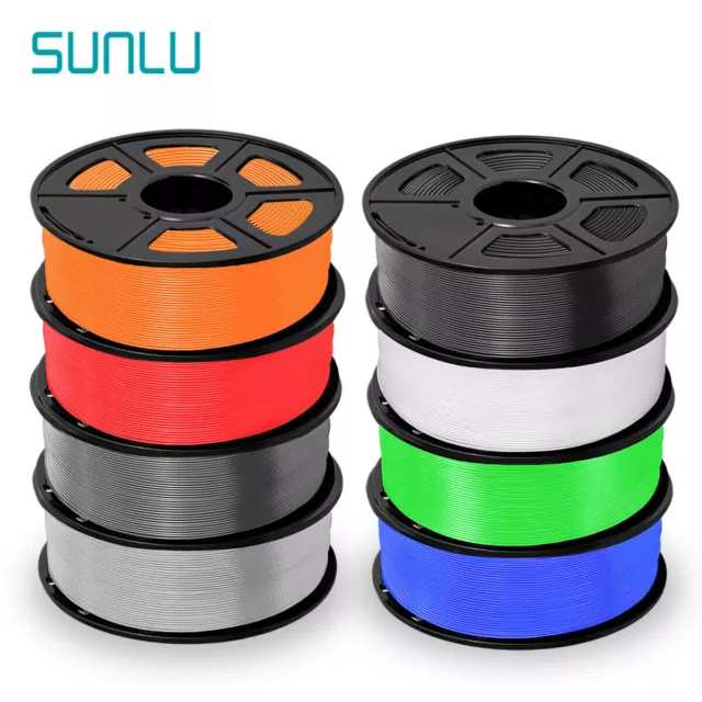 SUNLU PETG 3D Printer Filament PETG 1.75mm 1KG/ROLL No Bubble Multicolor  Lot