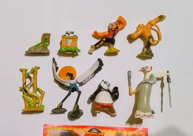 Kung Fu Panda 2 Kinder Surprise Figurines Set - Collectibles Miniatures