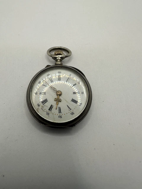 Montre Gousset Ancienne "Perfectionnée" - Mécanique à Remontoir, à Réparer, Très Bon état Vintage
