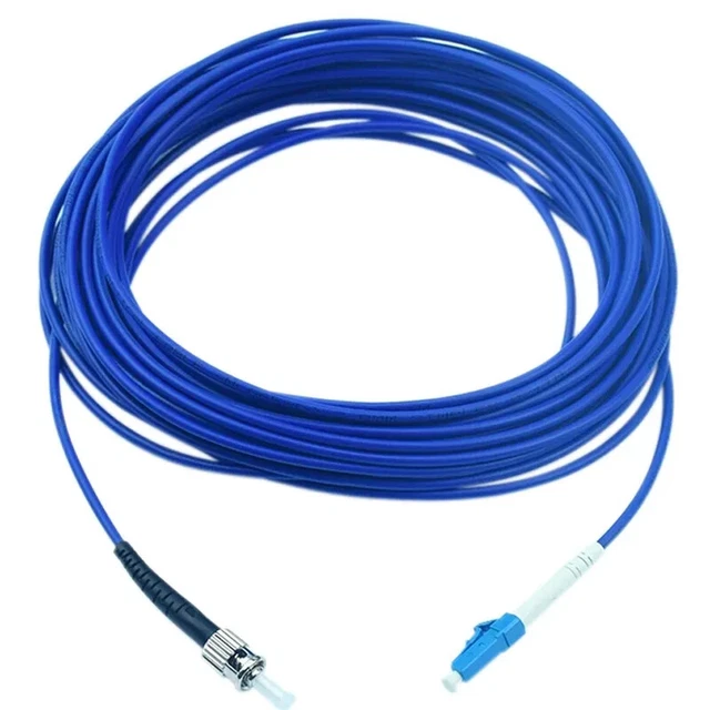 CABLE DE CONEXIÓN de fibra óptica simple monomodo blindado 500M LC a ST ...