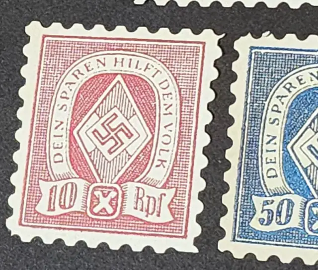 WWIl WW2 German Third Reich Nazi Military War Hitler Youth HJ Stamp set WW2 WWII 2