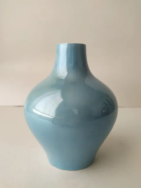 Royal Doulton Lustreware Blue Porcelain Vase.
