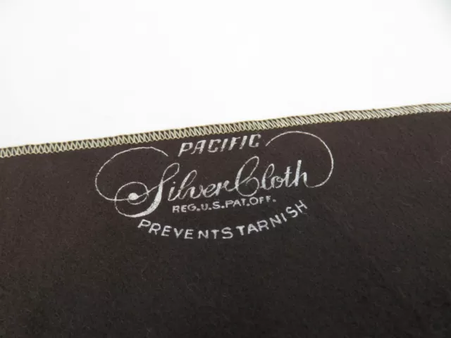 Pacific Silver Cloth Anti Tarnish 8 Slot FLATWARE Tie Roll Pouch 6 5/8 x 10  1/4