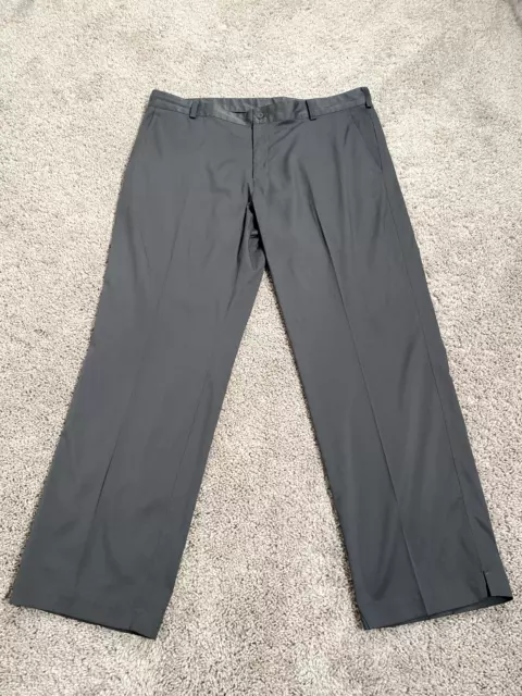 Nike Flat Front Tech Golf Pants Mens 38X30 Dri-Fit Gray 472532 Stretch Straight