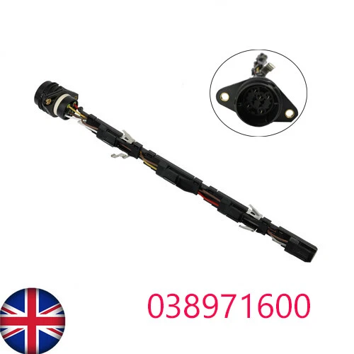 Injector Wiring Loom 038971600 for VW Eos Golf Mk4 Golf Mk5 1.9,2.0 8v TDI PD UK