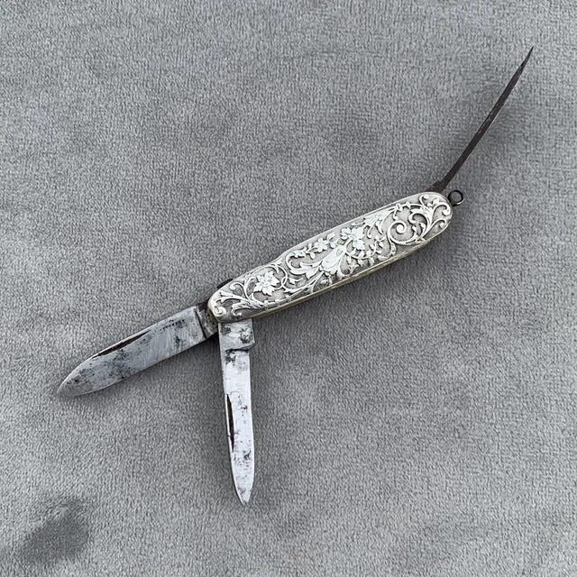 Couteau à Sorbet Art Nouveau - Vers 1900, Couvert Ancien