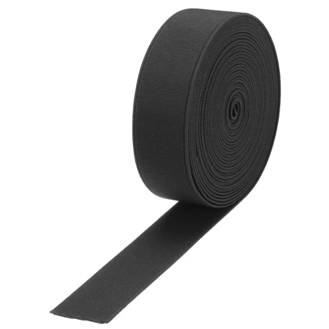 Elastic Bands for Sewing 2.5cm 5 Yard Black Knit Elastic Spool