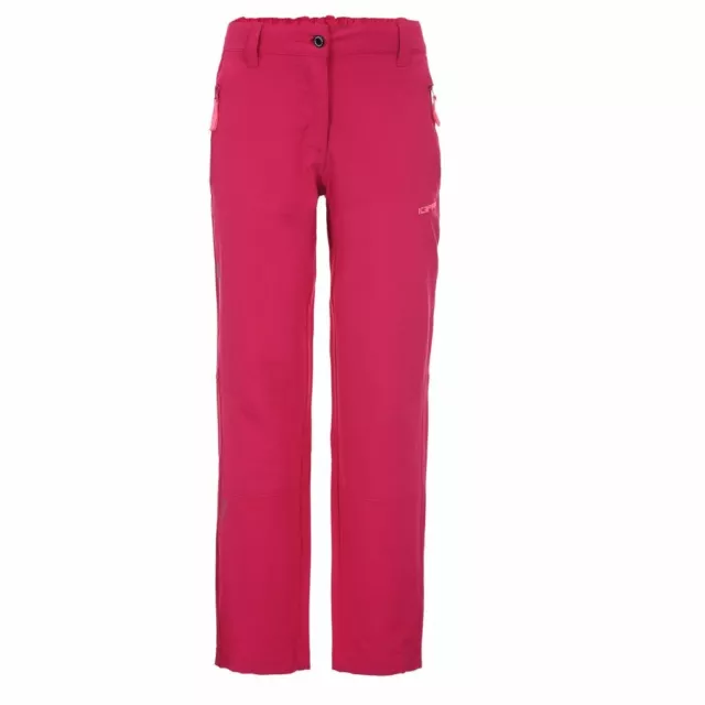 Icepeak Kielce Jr Red, Pants Hiking for Girls