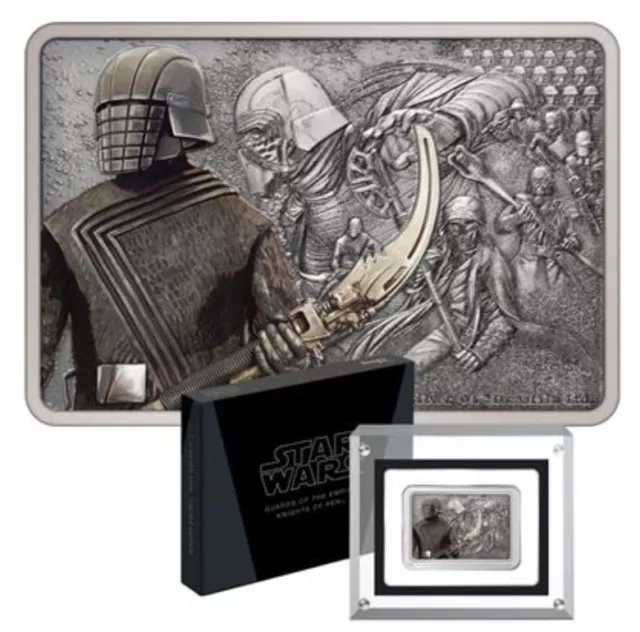 1oz Silver Star Wars 2021 Guards Of The Empire Knight Of Ren (NZ Mint)