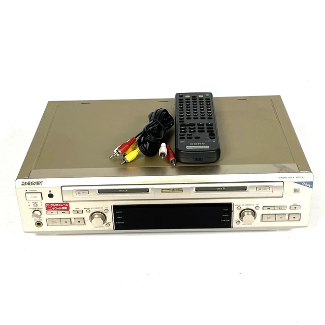SONY MDS-W1 MD Mini Registratore Disc Deck Player Funziona ...