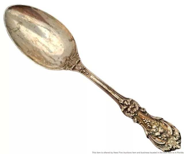 Francis I Reed and Barton Sterling Silver Large Tablespoon Vintage Serving Spoon