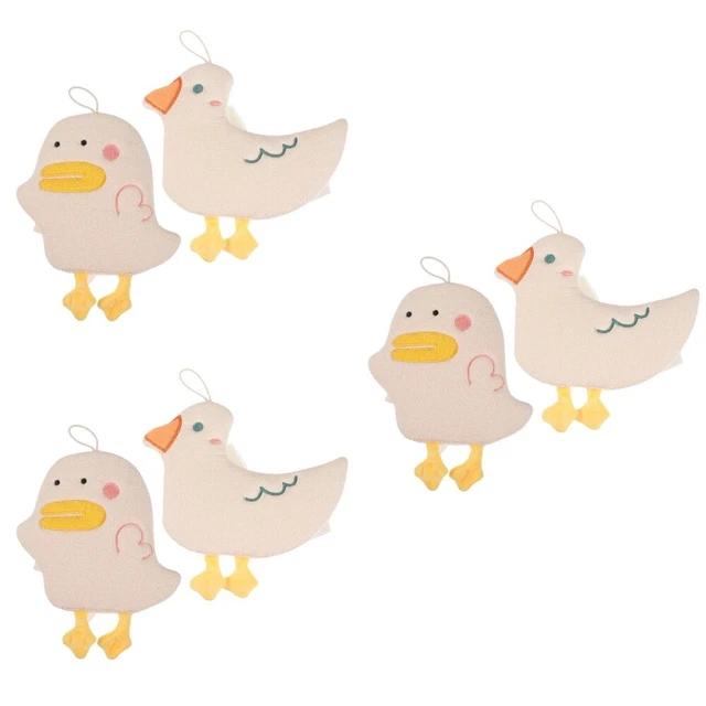 6 PIEZAS Niños Dibujos animados Bath Guante de baño Encantador Niño Pequeño