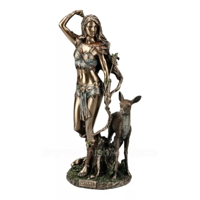 Diana Artemis of Versailles Figurine Greek Roman Goddess of Hunting 9.84 in