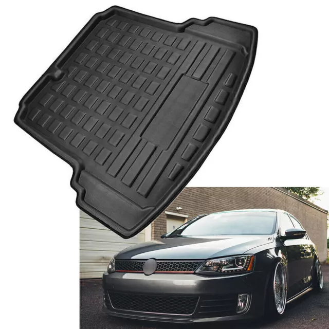 Für VW Jetta Mk6 2011-18 Limousine Heck Trunk Cargo Mat Boot Liner Teppichboden