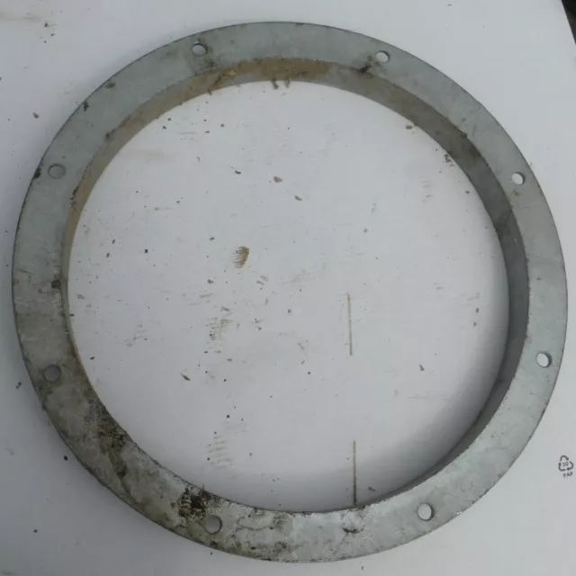 alter Eisenring Ring STAHL FLANSCH ⚡ Kranz Reifen Eisen Rahmen rund BULLAUGE