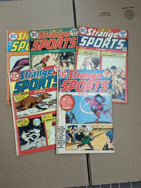 Strange Sports Stories 1-4 & 6; Higher Mid Grade Bronze Age DC Comics 1973