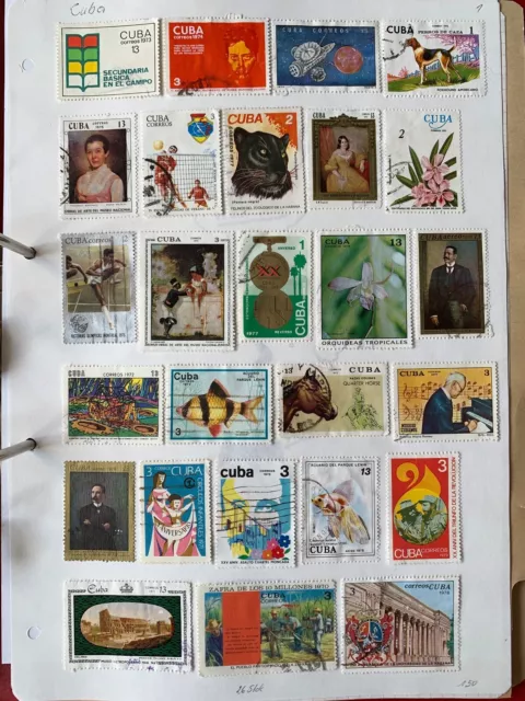 Lot 3_6 Briefmarken - Karibik - gestempelt