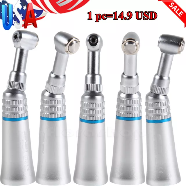 SEASKY Dental Low Slow Speed Contra Angle Handpiece Push Button E-type NSK Style