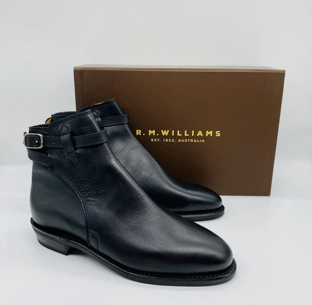 NEW RM WILLIAMS Eden Buckle Boots Chestnut Yearling Ladies Shoes