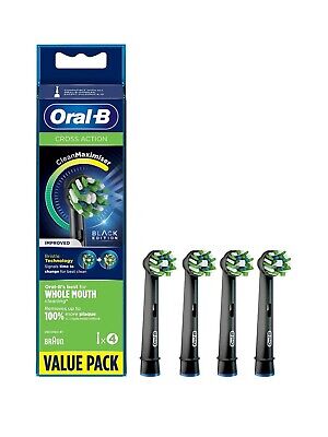 Cabezales de cepillo de dientes Oral-B CrossAction edición negra tecnología maximizador de limpieza