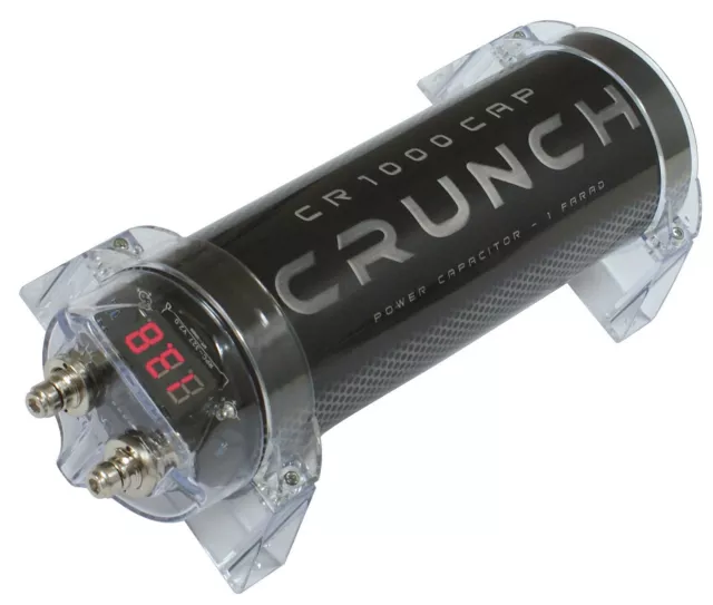Crunch 1 Farad Elko Powercap 1F Kondensator CAP CR-1000