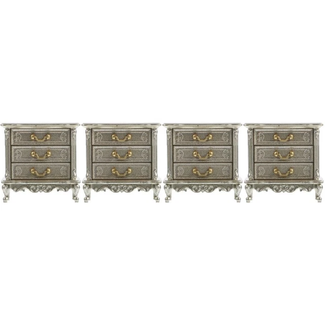 4 pezzi in miniatura tavolo comodino modello bambola case piccoli mobili